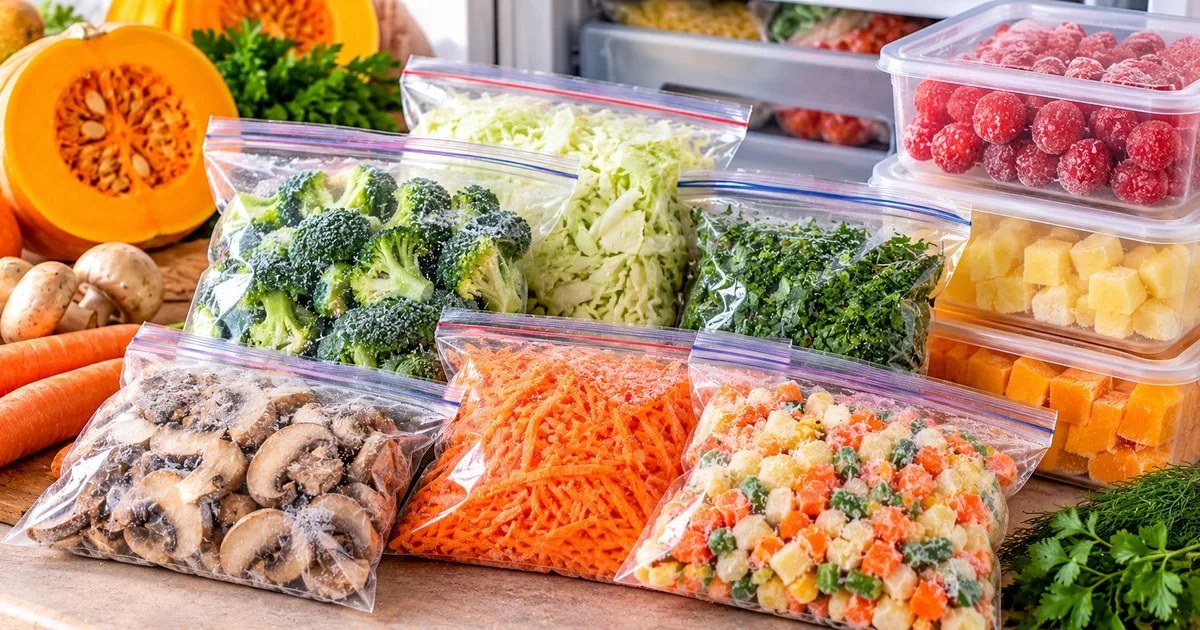 Ką verta užšaldyti spalį: 7 produktai, kurie žiemą sutaupys ir laiko, ir pinigų