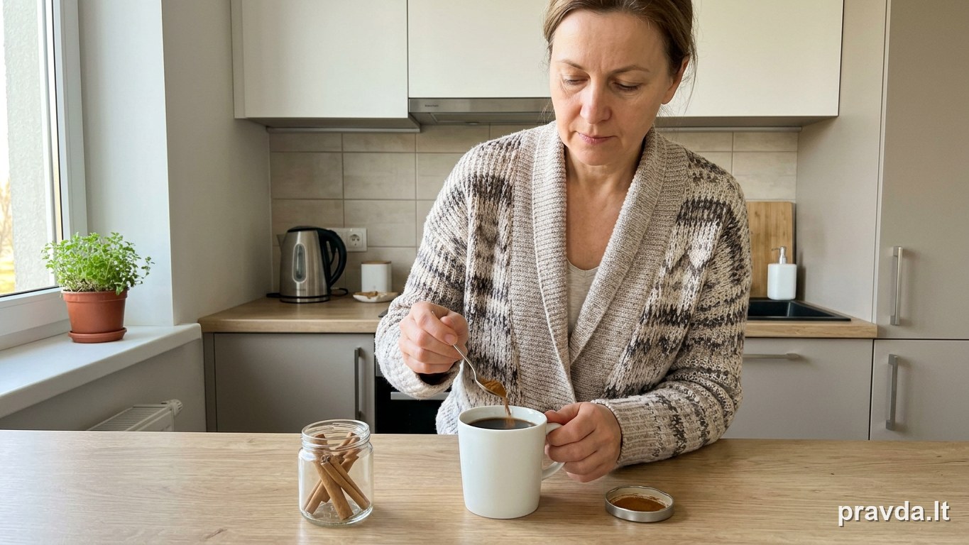 Vos šaukštelis į rytinę kavą: Birutė nustebo, ką šis prieskonis daro cukrui kraujyje