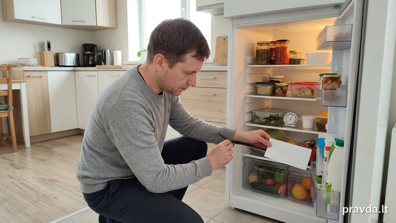 Šaldytuvas ūžia, bet produktai šilti: 6 priežastys, kurias galite patikrinti patys prieš kviesdami meistrą